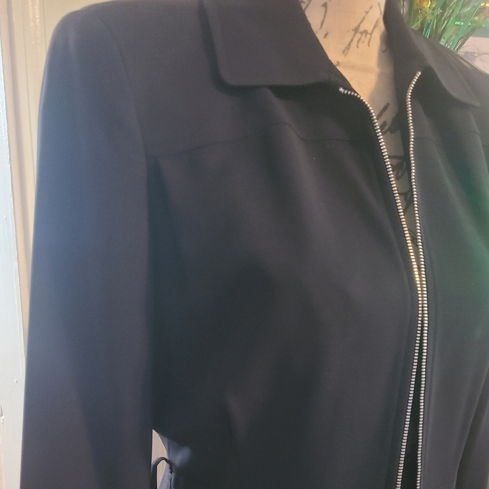 HP🔥🔥Gorgeous Vintage Ann Taylor Blazer/Jacket/suit Coat, Zip Up sz 2 - Picture 8 of 13
